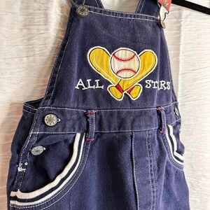 Boys‎ All Stars Baseball Overalls Sports Straps Outfit Kids 4T